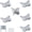 Silver,6PCS, variant on CATPAN Silver Butterfly Drawer Knobs,Kitchen Hardware for Cabinets Cute Animal Dresser Knobs Furniture Cupboard Handles Single Hole Cabinet Knobs 4 Pcs (Silver)