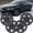 Black Matte, variant on 18 inch Set of 4 Wheel Covers Hubcaps Fits for Chevy Impala 2014-2020,Only Fit Iron Hub-Steel Wheel,Bolt-on Installation,Black Lacquer