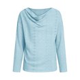 thumbnail image 7 of Neewe Long Sleeve Tops for Women Trendy Summer Spring Tops 2025 Beach Vacation Clothes Travel Business Casual Outfits, 7 of 7