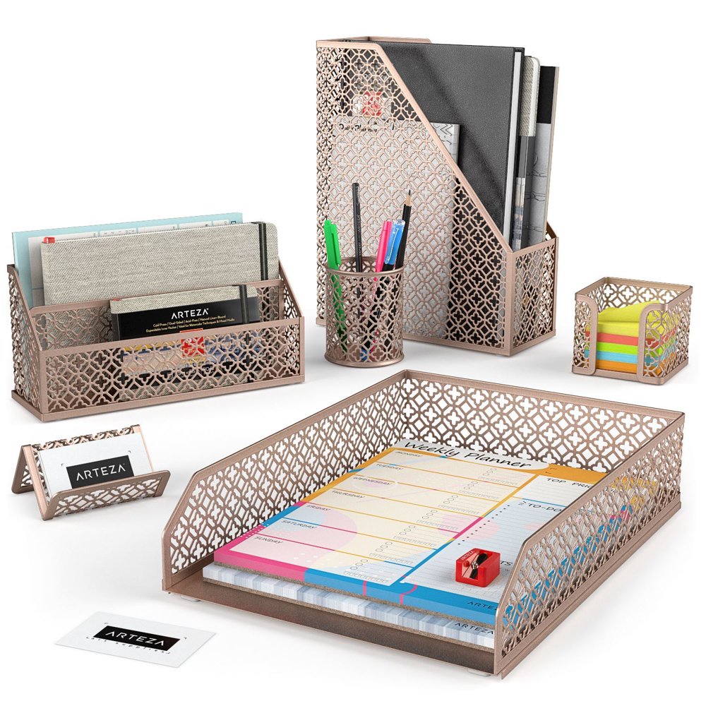 target gold desk organizer
