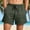 c01Green, variant on USNSM Cotton Shorts for Women Casual 7 Inch Inseam Shorts Summer Elastic Waist Short Vacation Beach Outfits with Pockets Black XL