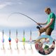 thumbnail image 1 of 5 señuelos de pesca metálicos trenzados, cebos giratorios de 360 ​​grados con cucharas de plumas, accesorios de pesca, 1 of 8