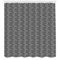 thumbnail image 3 of Ambesonne Black and White Shower Curtain, Little Blossoms, 69"Wx75"L, Black and White, 3 of 3
