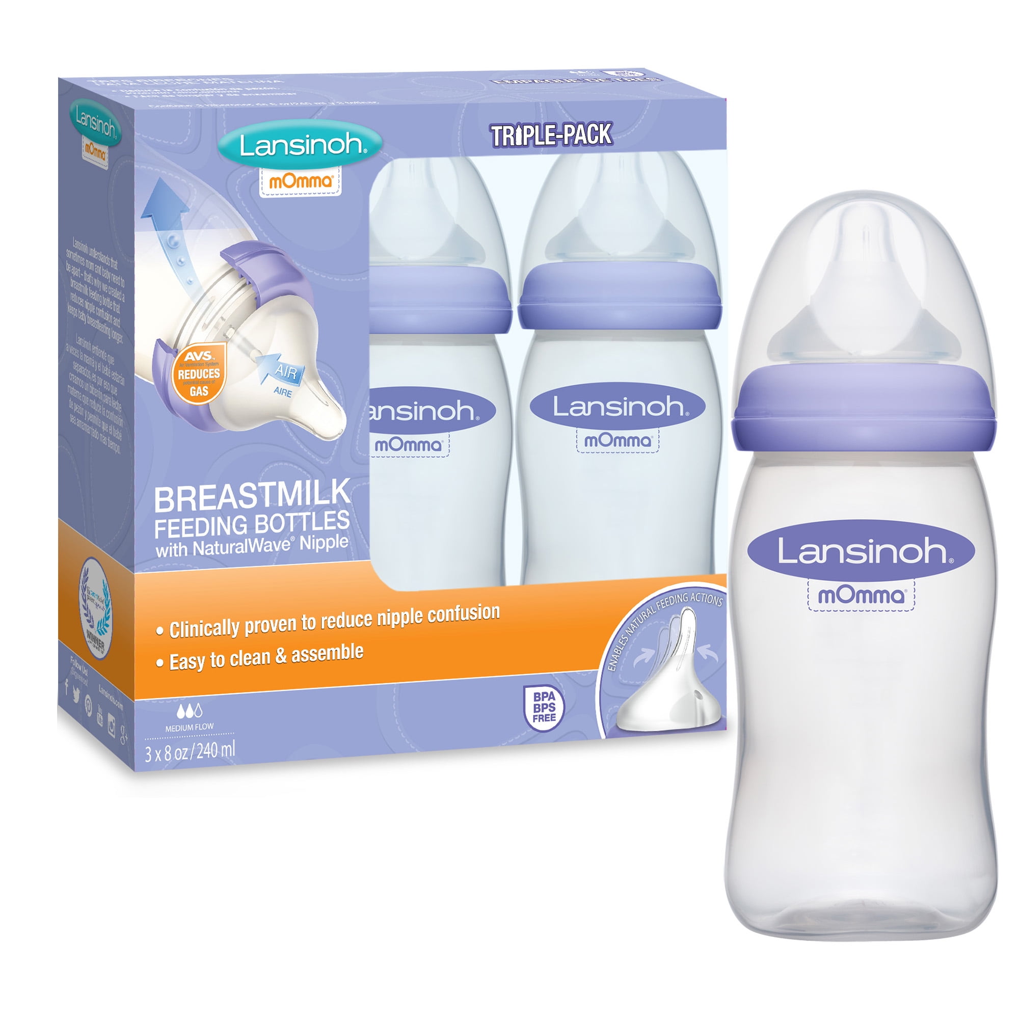 lansinoh bottles walmart