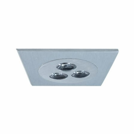 

Fixed 3-Light LED Slim Disk. Brushed Aluminum