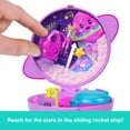 thumbnail image 5 of Polly Pocket Planet Polly Compact Playset with 1 Micro Doll and Pet Puppy, Travel Toy with Themed Accessories, 5 of 7