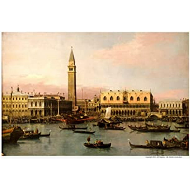 Spiffings Canaletto Alte Pinakothek Venedig Inch By 30 Inch Laminated Poster With Bright Colors And Vivid Imagery Fits Perfectly In Many Attractive Frames Walmart Com Walmart Com