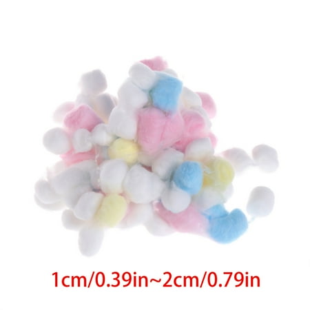 UNTERING Hamster Cotton Ball Colorful Cotton Ball Soft Winter Sleeping Bed Stuffing Filler for Small Pet Hamster