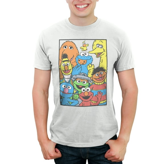 Men's Sesame Street Group Shot Graphic T-Shirt