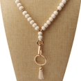 thumbnail image 6 of Teacher Lanyard with ID Holder, Fashion Wood Beaded Lanyard for Keys, Super Cute Boho Breakaway Lanyard for Women, 6 of 6