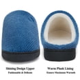 thumbnail image 3 of Dannto Womens Mens House Winter Slippers House Memory Foam Slide Bedroom Home Indoor Cozy Closed Toe Shoes, 3 of 6