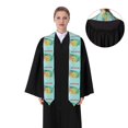 thumbnail image 4 of Fotbe USA Tourist Map Printed Class of 2024 Graduation Stole, 4 of 7