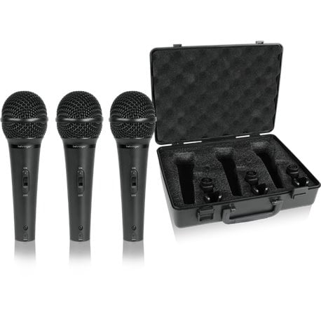 Behringer Xm1800s Kit 3 Micrófonos Dinámicos Behringer  XM1800S