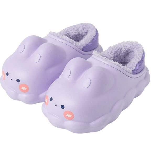 Women Cute Bunny Animal Slippers Memory Foam Cotton House Shoes Anti Slip for Adults Indoor Outdoor