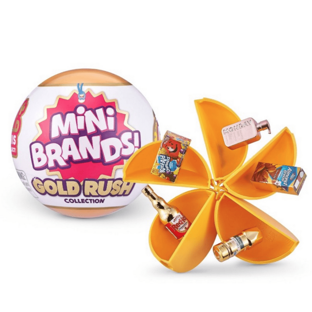 5 Surprise Mini Brands! Gold Rush Collection - Walmart.com - Walmart.com