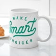 thumbnail image 3 of CafePress - Smart Choices Mug - 11 oz Ceramic Mug - Novelty Coffee Tea Cup, 3 of 4