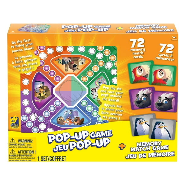 Animals PopUp Game and Memory Match Bundle