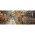 thumbnail image 3 of Frank, Assaf 18x10 Black Modern Framed Museum Art Print Titled - Pathway by canal in Forest, 3 of 5