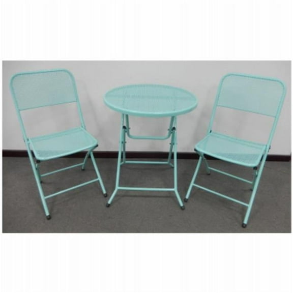 Four Seasons Courtyard, Padova Bistro Set, Black - 3 Piece