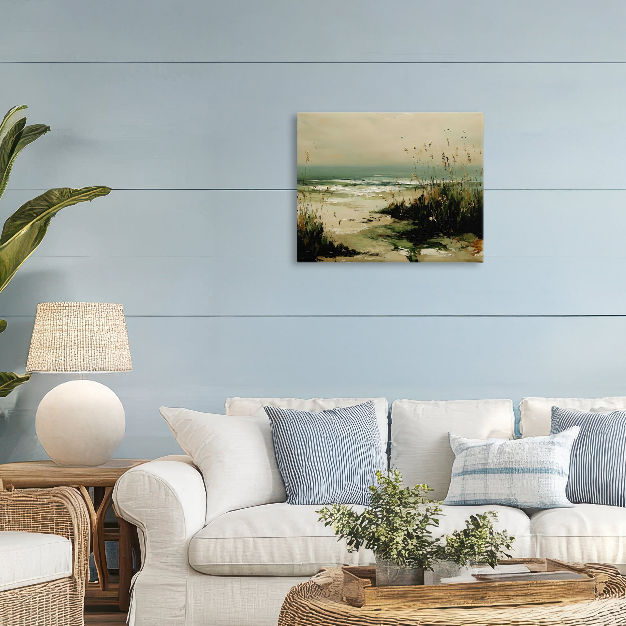 Stupell Industries Sea Oats on the Beach Canvas Wall Art, design by Franklyn Gregory