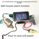 thumbnail image 5 of Medidor de presión de aceite cuatro en uno LCD modificado para camión de automóvil Voltaje Temperatura del agua Aceite Volumen Medidor de una pieza 12v24v Universal, 5 of 5
