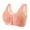 Light Pink, variant on IQOGKRN Womens Button Open Front Bras Wireless Push Up Bras Lightweight Comfy Breathable Everyday Bras Underwear Blackish Green Size 38