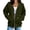 Green Hoodie for Women, variant on Pxxlle Hoodies for Women Zip Up Long Sleeve Hooded Jacket Casual Solid Color Drop Shoulder Hoodie Sweatshirt with Pockets S