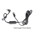 thumbnail image 3 of Type C 5V Input to RJ11 Output 12V Adapter Cord Compatibles Various Electronic Devices 175cm Long, 3 of 8