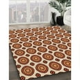 thumbnail image 2 of Ahgly Company Indoor Rectangle Patterned Saffron Red Area Rugs, 7' x 10', 2 of 6