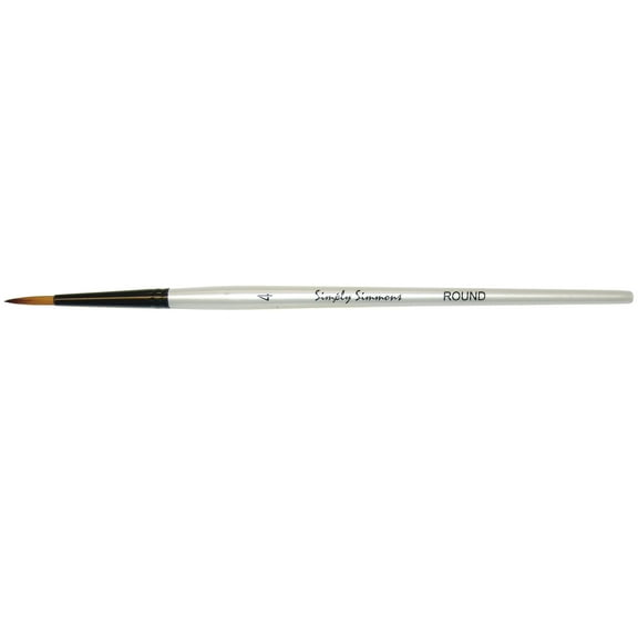 Robert Simmons Simply Simmons Short Handle Brush, Round, 4
