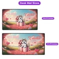thumbnail image 5 of My Dog Is My Valentine Cute Siberian Husky in Gift Box Desk Mat Full Keyboard Mouse Pad Husky Dog Lover Gifts Large Mousepad - 3006, 5 of 5