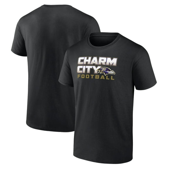 Men's Black Baltimore Ravens Hometown Collection Sweep T-Shirt