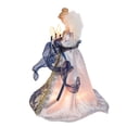 thumbnail image 5 of Kurt Adler 12-Inch UL 10-Light Delft Blue with Gold Angel Tree Topper, 5 of 9