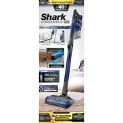 مكنسة كهربائية لاسلكية Shark Pet Pro، للسجاد والأرضيات الصلبة، فرشاة تنظيف ذاتية PowerFins، عصا MultiFLEX، فلتر HEPA، وقت تشغيل 40 دقيقة، أزرق IZ340H