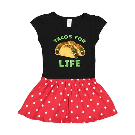 

Inktastic Tacos for Life Gift Toddler Girl Dress