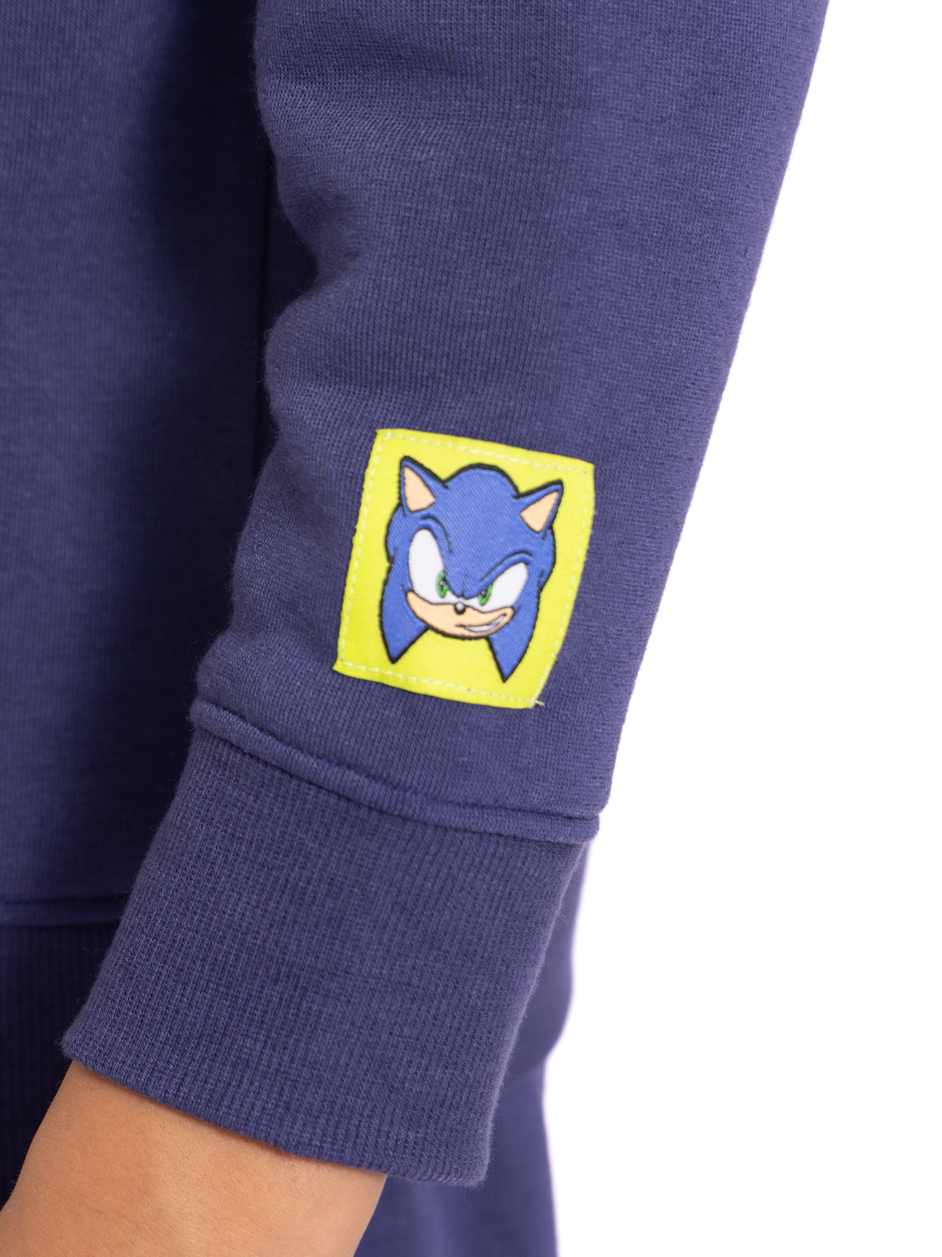Sonic the Hedgehog Boys Long Sleeve Graphic Hoodie and Joggers Set, 2-Piece, Sizes 4-12