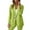 Green, variant on Yghzkop Women's Solid Color Pant Suit Set 2 Piece Outfit Long Sleeve Button Front Blazer Jacket with Pockets Matching Straight Leg Trousers office formal Work Wear