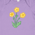 thumbnail image 4 of Inktastic Yellow Buttercup Flowers Boys or Girls Baby Bodysuit, 4 of 5