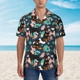 thumbnail image 2 of Balery Rottweiler Camisas hawaianas de manga corta para hombre, camisas playeras de corte holgado, camisas de vacaciones con botones,X-Large, 2 of 7