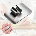 thumbnail image 6 of Stainless Steel Finger Guards for Cutting | Knife Protective Guard for Dicing and Slicing | Multifunctional Lightweight Finger Protectors for Kitchen Safety | Pack of 2 | Rust-Proof, Fits Both Hands, 6 of 9