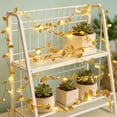 thumbnail image 4 of Solar Powered Leaf String Lights 196.85 in LED Foliage Curtain Hanging Lamp Decorative Lighting for Courtyard Room Home Decor, 4 of 6