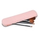 thumbnail image 4 of Minnieouse El bolso durable del tenedor de cepillo del viaje del gel de silicona para los cepillos del mismo tamaño viaja el tenedor de cepillo Ayudas para vestirse con gancho de botón Rosa, 4 of 6