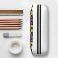 thumbnail image 6 of Uemuo Colorful Cats Printed Leather Pencil Case, Pencil Pouch, Portable Pencil Bag, Pen Case for& Office, 6 of 7