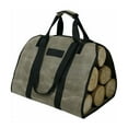 thumbnail image 3 of Panier à Bûches et Sac à Bûches Double Usage Cire Humide Sac à Bûches, Kaki, 3 of 3