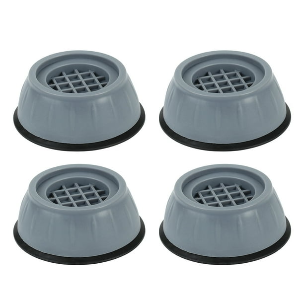4 pièces tampons anti-vibrations en plastique Machine à laver pieds tapis  anti-dérapant antichoc réfrigérateur coussins 