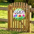 thumbnail image 4 of Binwennn Bows for Door Signs Home Interior Decorations Front Door Welcome Sign Hanging Vertical Spring Summer Wall Decoration Wall Hanging Spring Summer Colorful Decorations Spring Summer Festive, 4 of 5