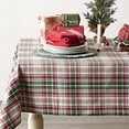 thumbnail image 3 of DII Yuletide Plaid Collection Tabletop, Tablecloth, 60x84, 3 of 6