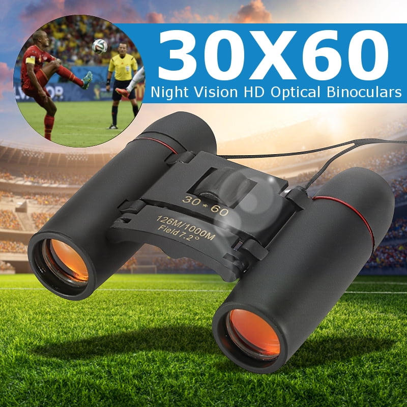 Day Night Vision Binoculars 30X60 Zoom Outdoor Travel Folding Telescope Bag 