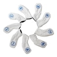 thumbnail image 2 of 9 Uds Cubiertas de Hierro para Golf, Cubierta para La Cabeza de Palos de Golf, Cubierta Protectora Impermeable para Práctica de Club, Mujeres, Hombres blanco, 2 of 8