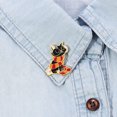 thumbnail image 5 of Insignia de metal con forma de gato creativo y bonito de dibujos animados, broche de aleación para bufanda, decoración de bolso, 5 of 5